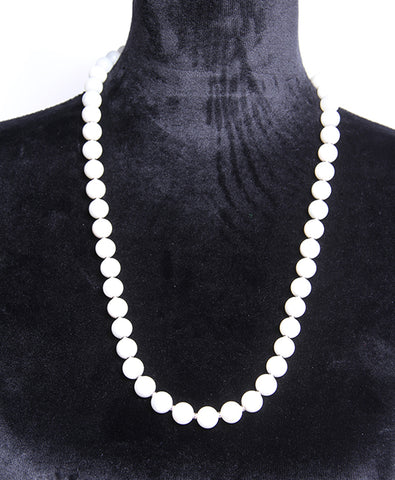 Moonstone Bead Necklace