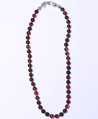 Tourmaline Watermelon Bead Necklace