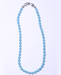 Aquamarine Bead Necklace