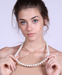 Moonstone Bead Necklace